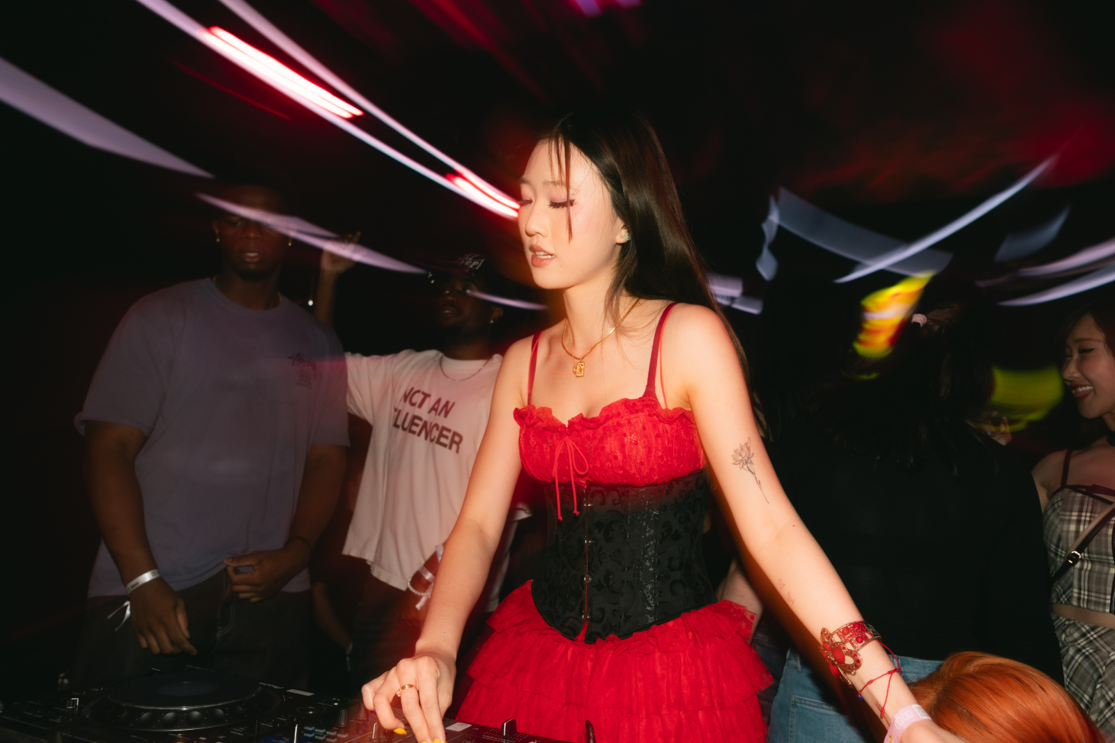 Lo3tus on the decks at Hanami Nights